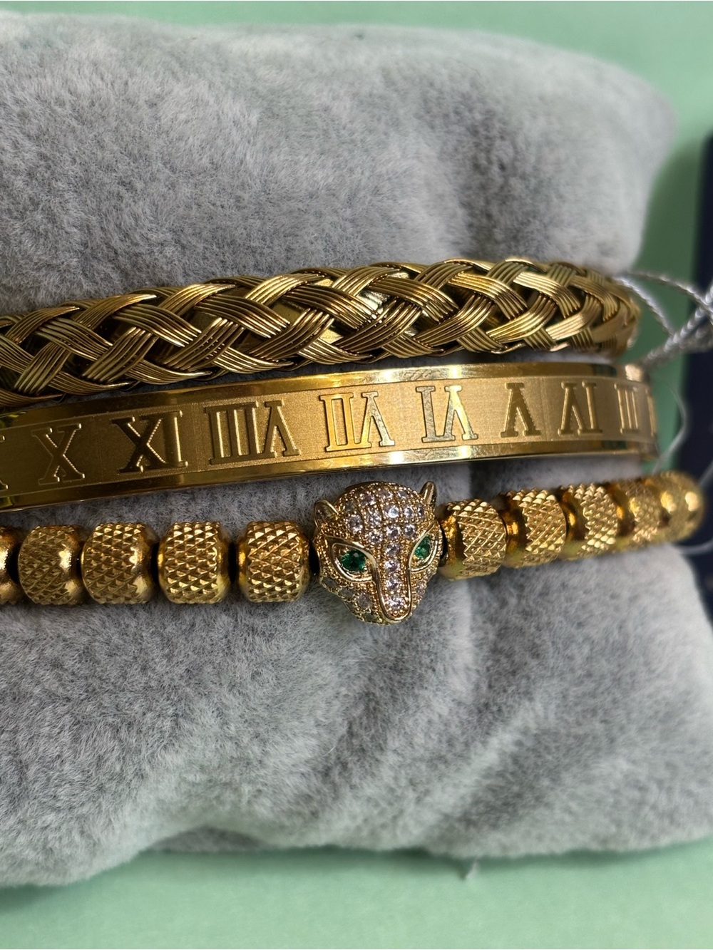Eye Candy LA Gold-Tone 3 Piece Bracelet Set - Picture 5 of 7